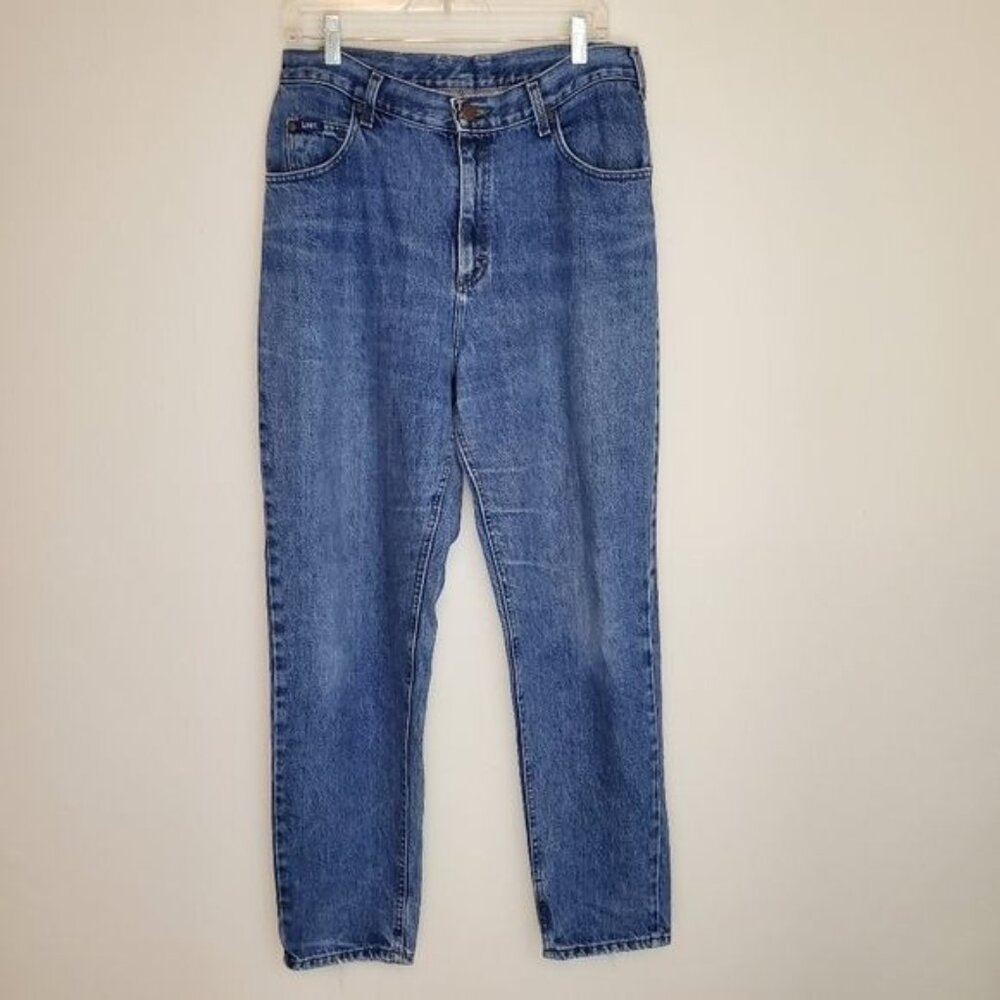 Vintage Lee dark wash straight leg jeans